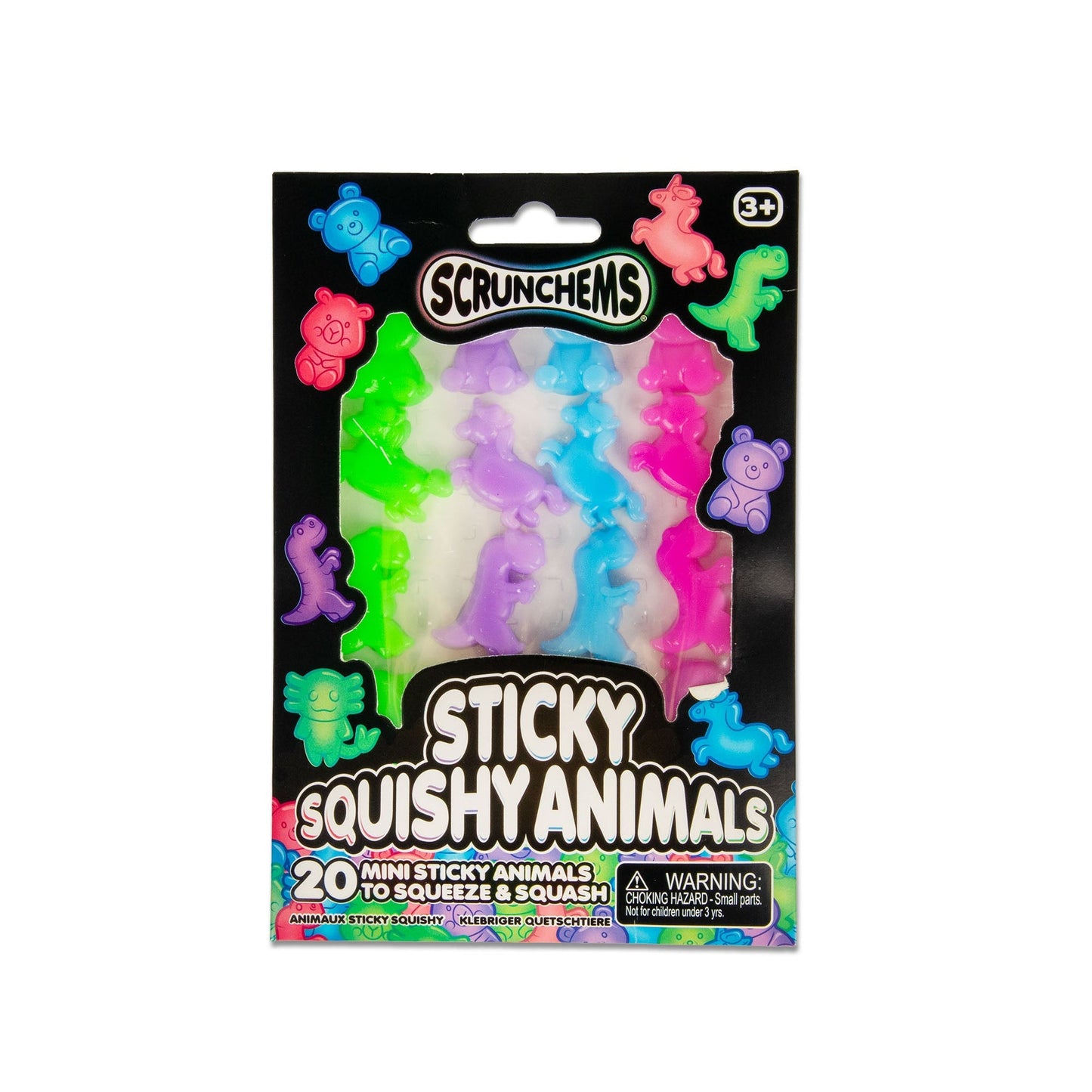 SCRUNCHEMS STICKY SQUISHY ANIMALS