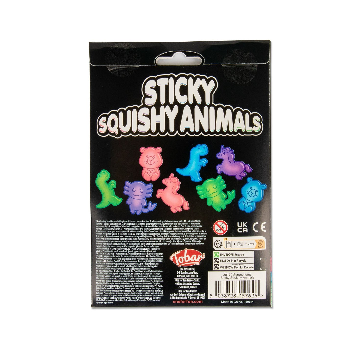 SCRUNCHEMS STICKY SQUISHY ANIMALS