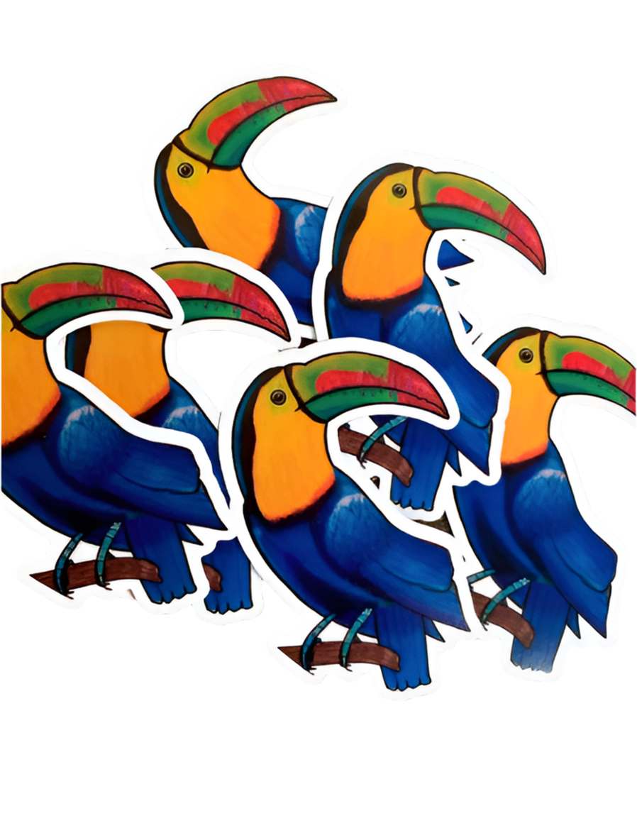 autocollant toucan 