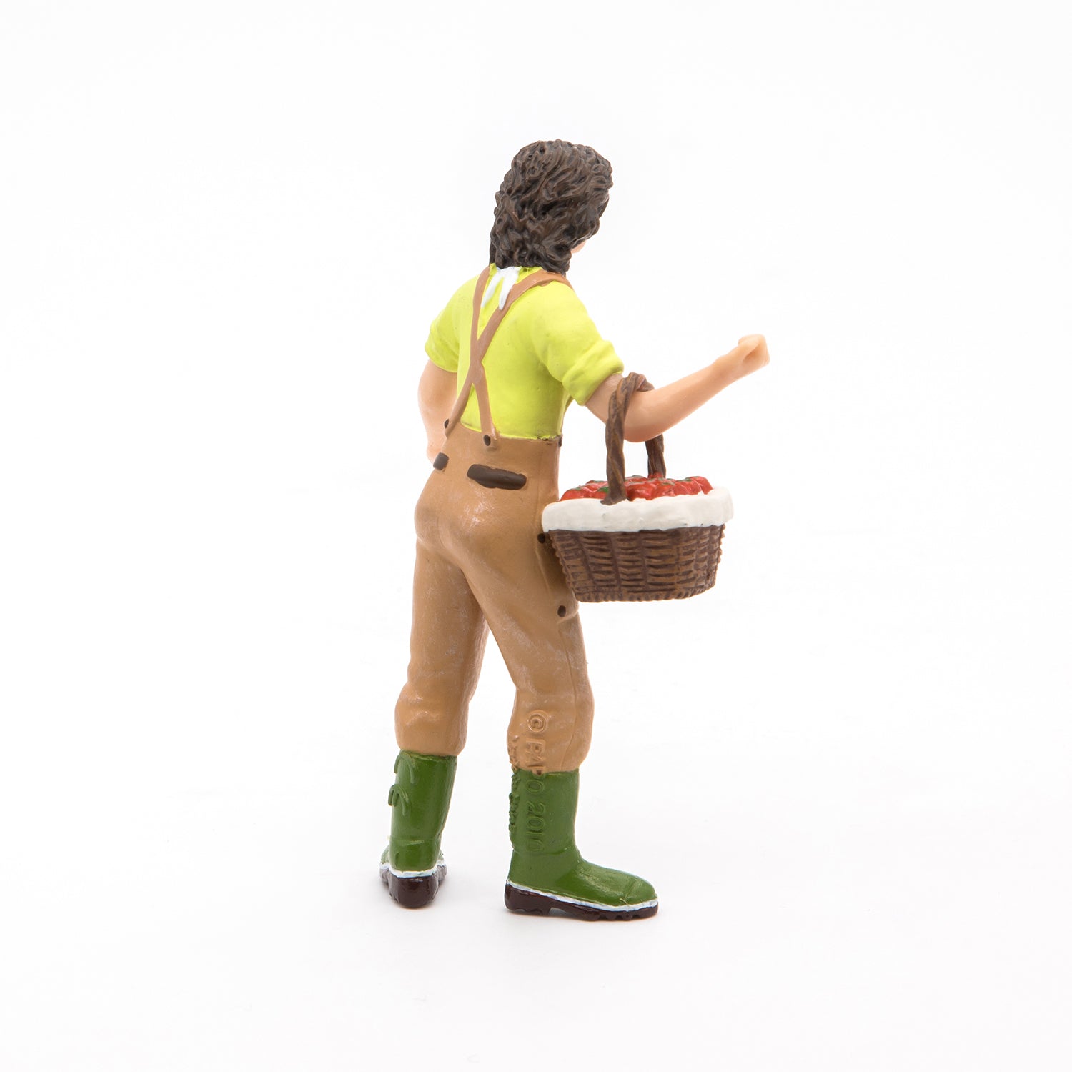 Figurine Fermière au panier Papo - animal de la ferme