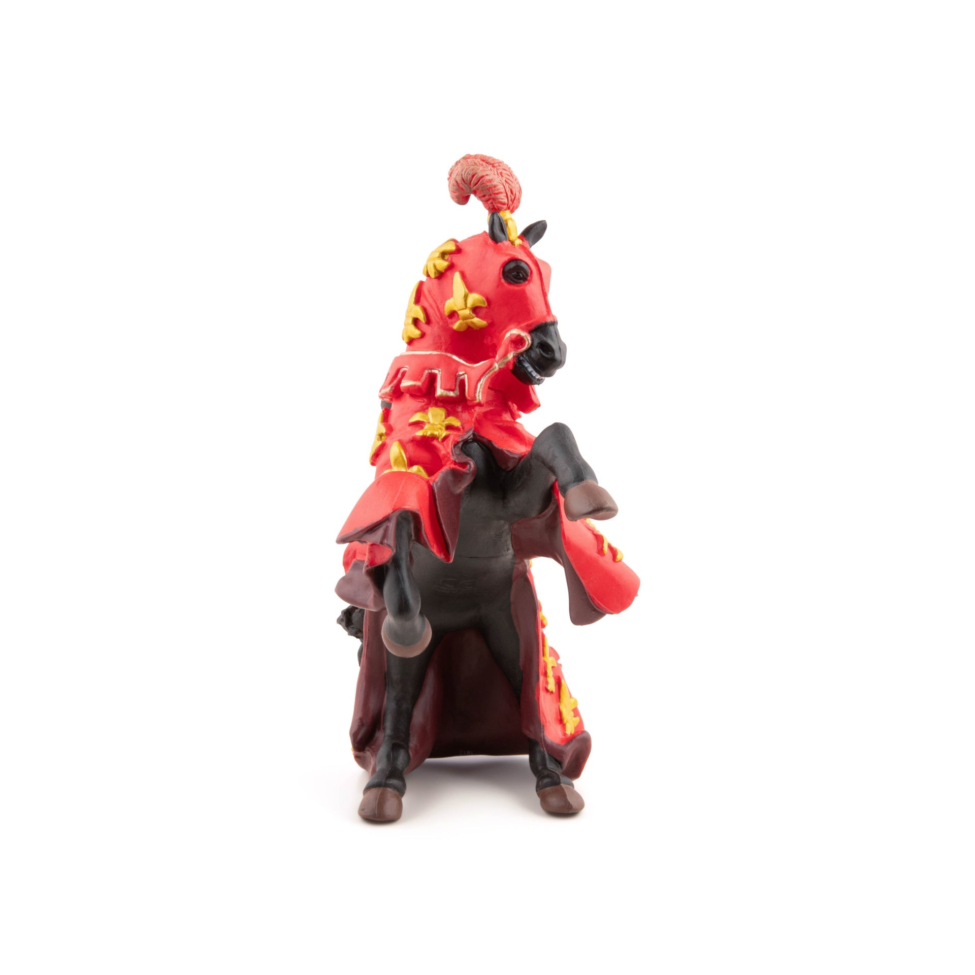 Figurine Cheval du prince Philippe rouge Papo - personnage médiéval