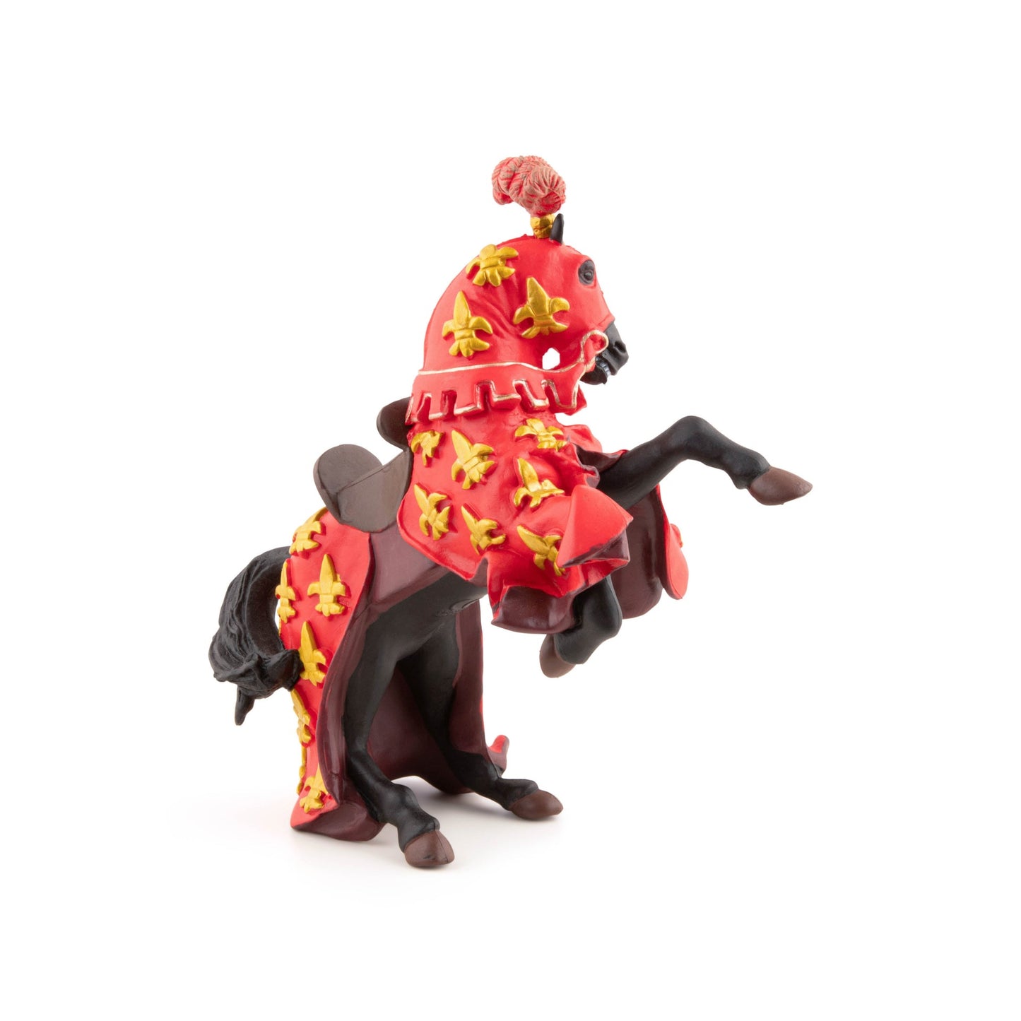 Figurine Cheval du prince Philippe rouge Papo - personnage médiéval