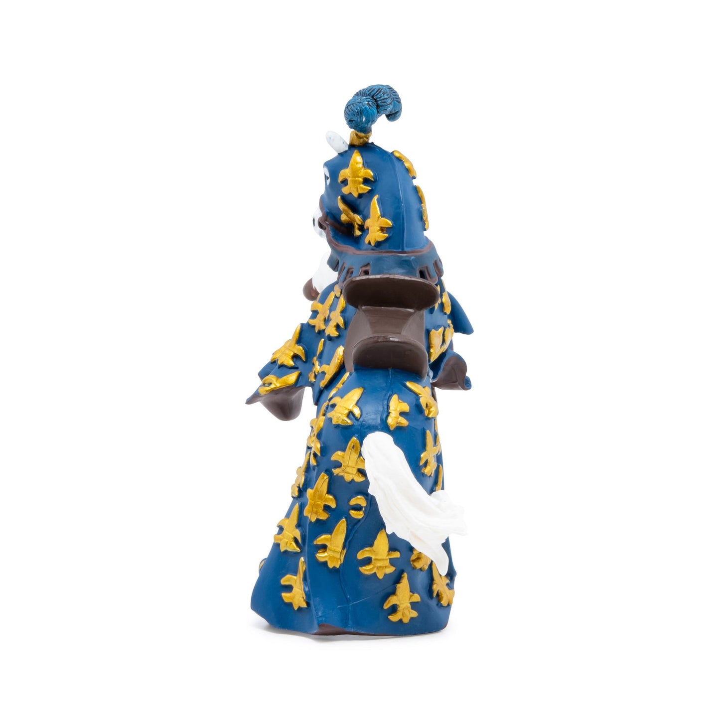 Figurine Cheval du prince Philippe bleu Papo - personnage médiéval