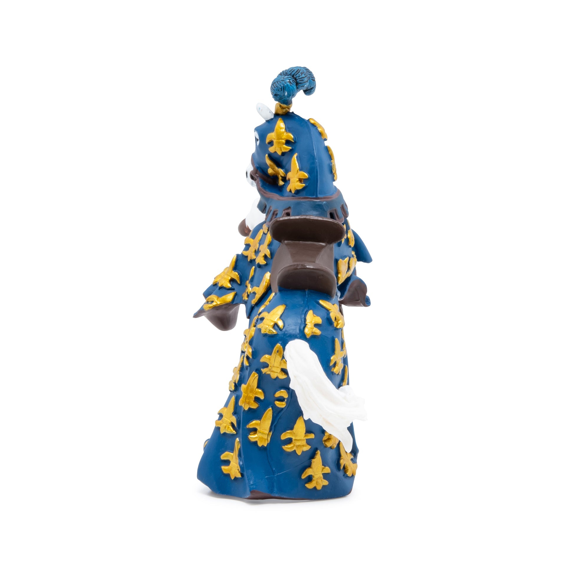 Figurine Cheval du prince Philippe bleu Papo - personnage médiéval
