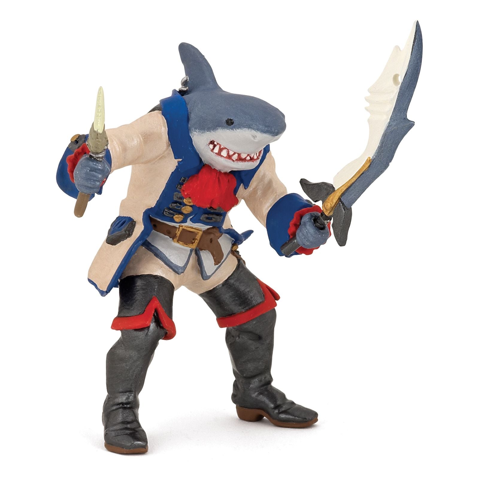 Figurine Pirate mutant requin Papo - personnage pirate