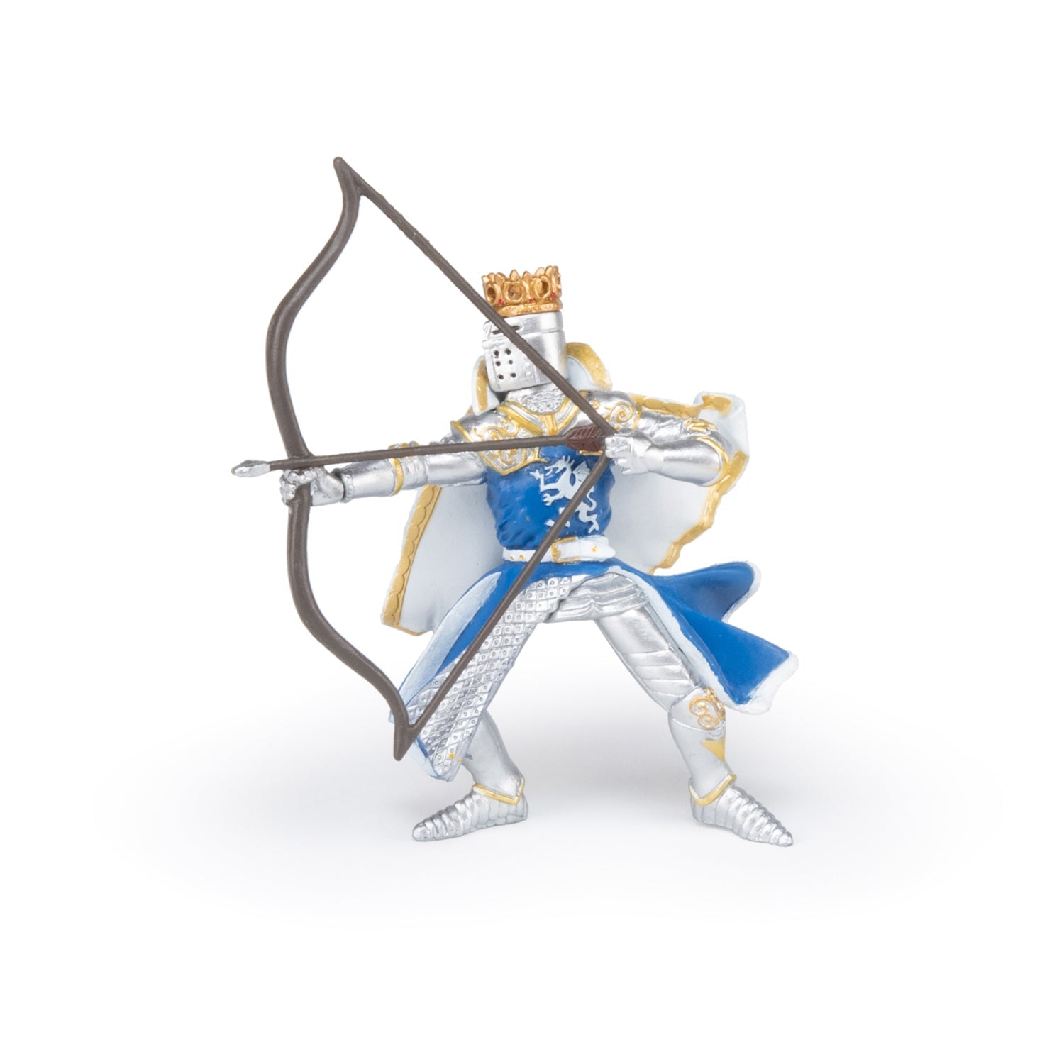 Figurine Roi au dragon à l'arc Papo - personnage médiéval