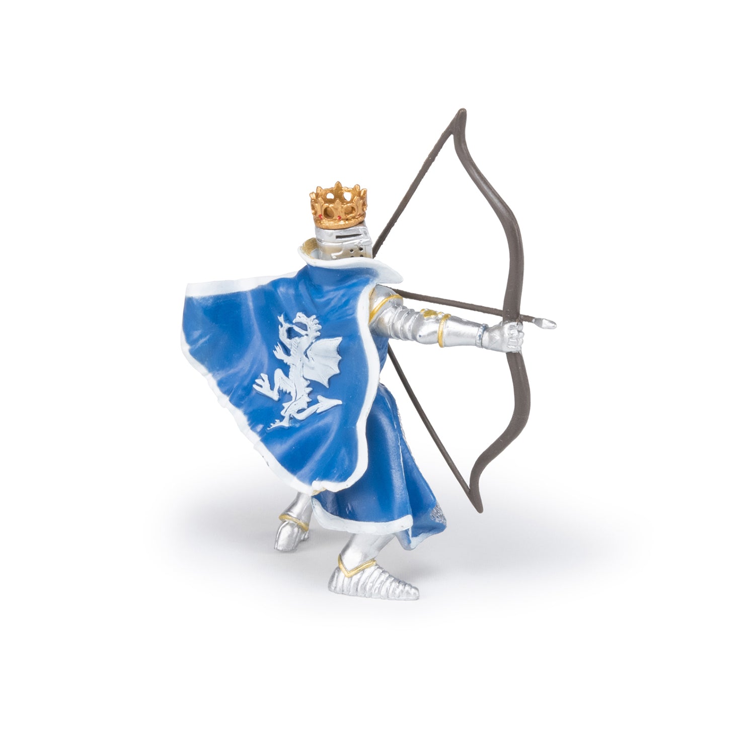 Figurine Roi au dragon à l'arc Papo - personnage médiéval