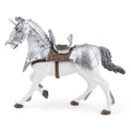Figurine Cheval en armure Papo - personnage médiéval
