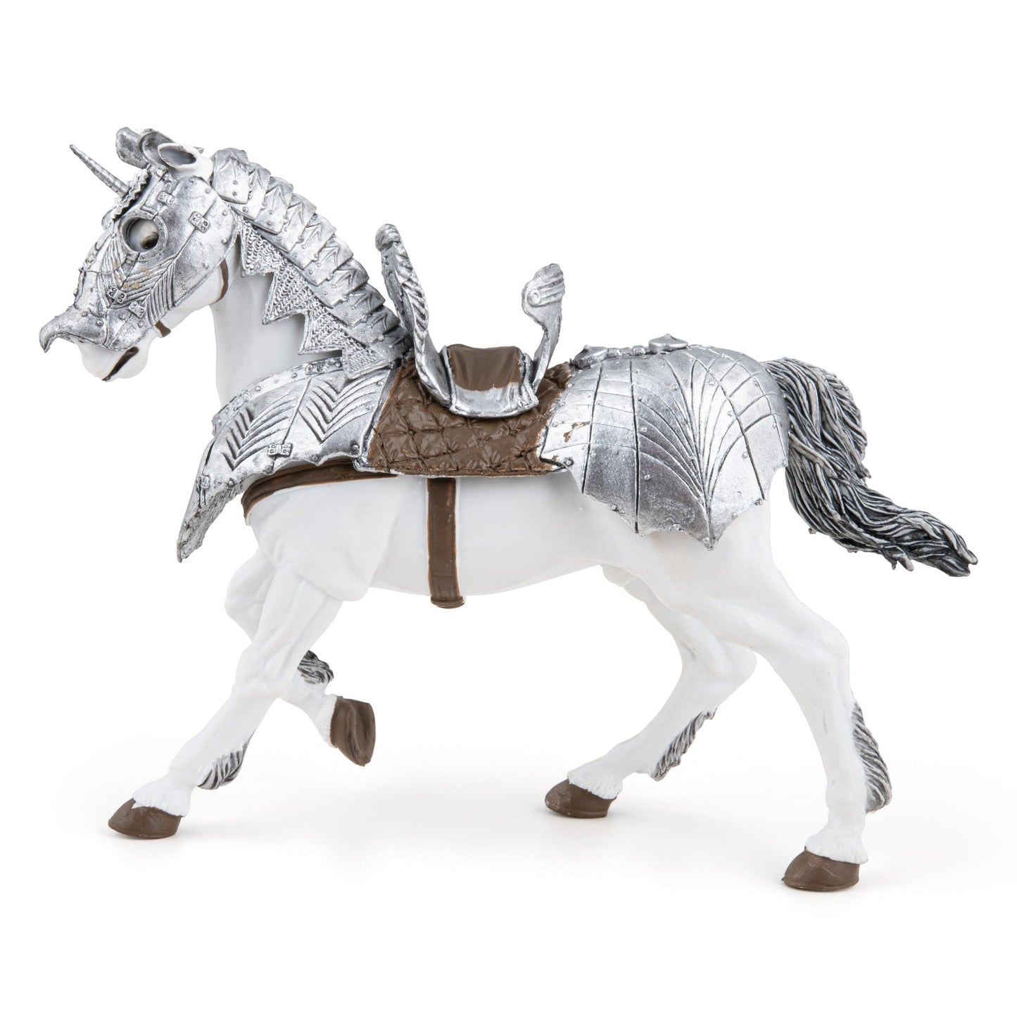 Figurine Cheval en armure Papo - personnage médiéval