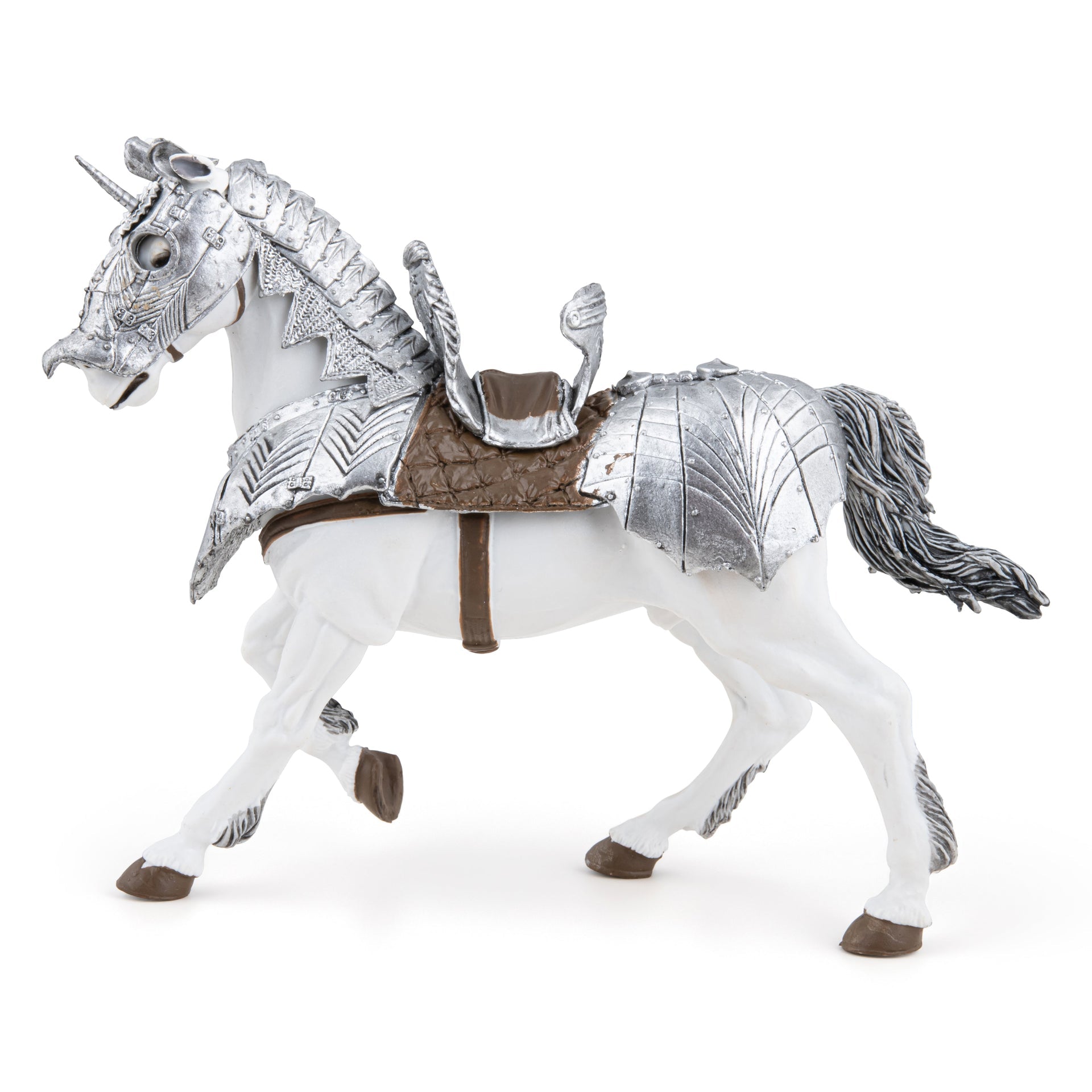Figurine Cheval en armure Papo - personnage médiéval