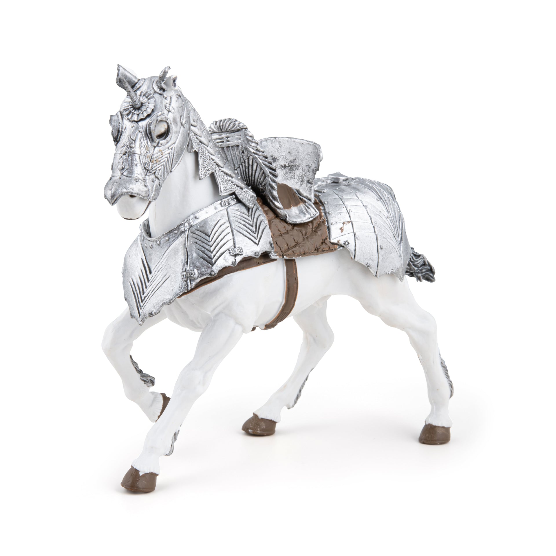 Figurine Cheval en armure Papo - personnage médiéval