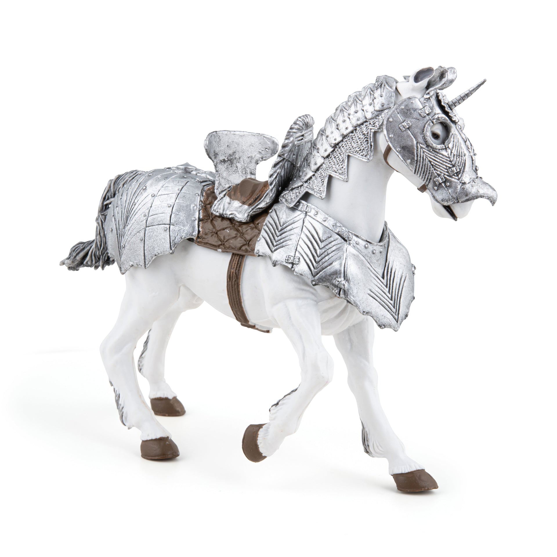 Figurine Cheval en armure Papo - personnage médiéval