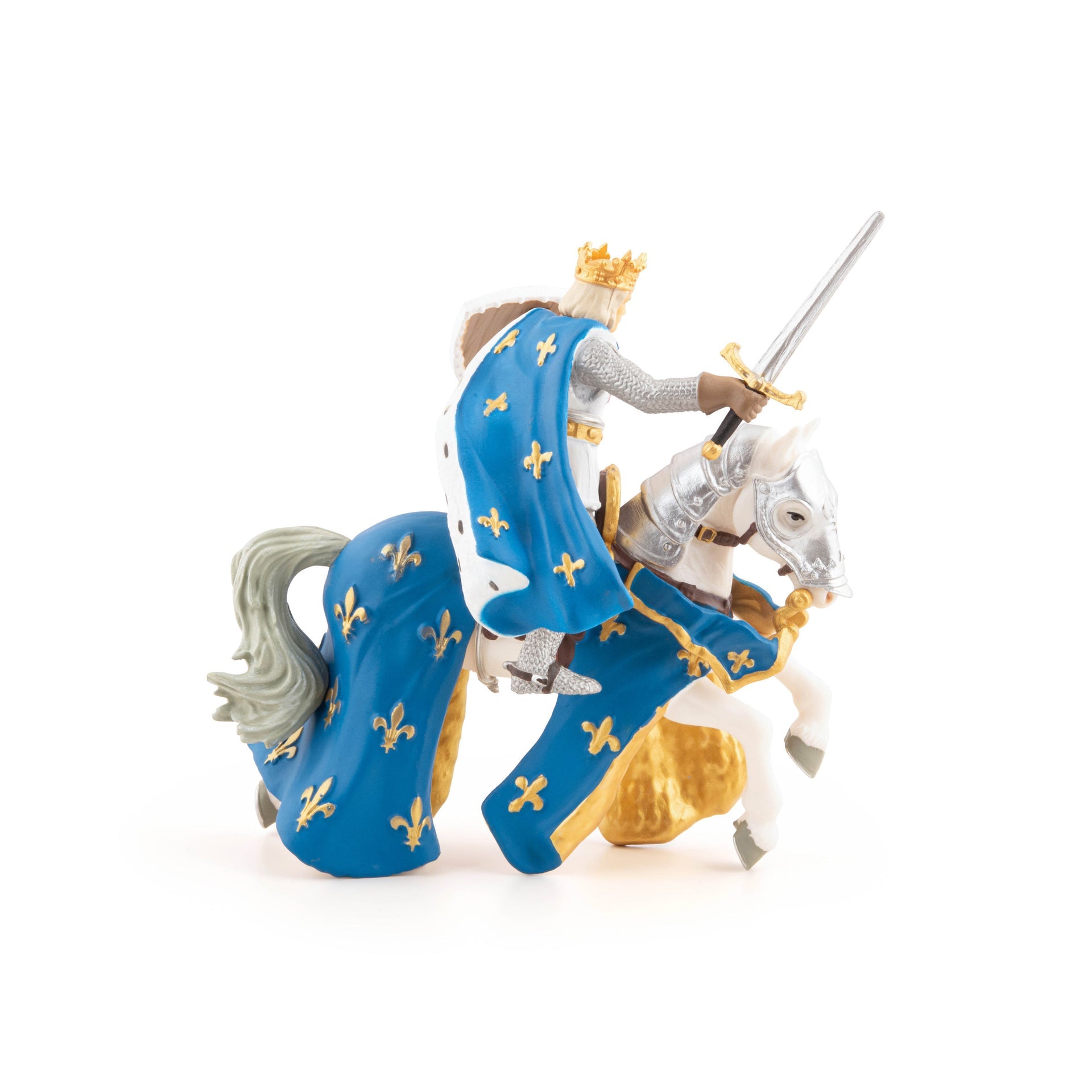 Figurine Saint Louis et son cheval Papo - personnage historique
