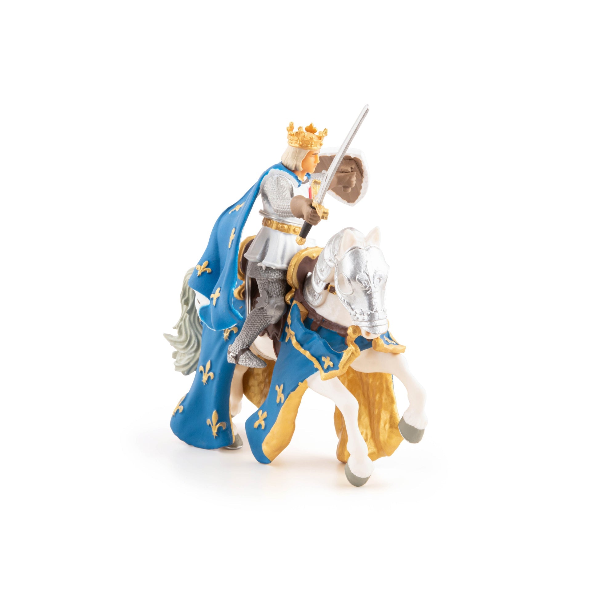 Figurine Saint Louis et son cheval Papo - personnage historique