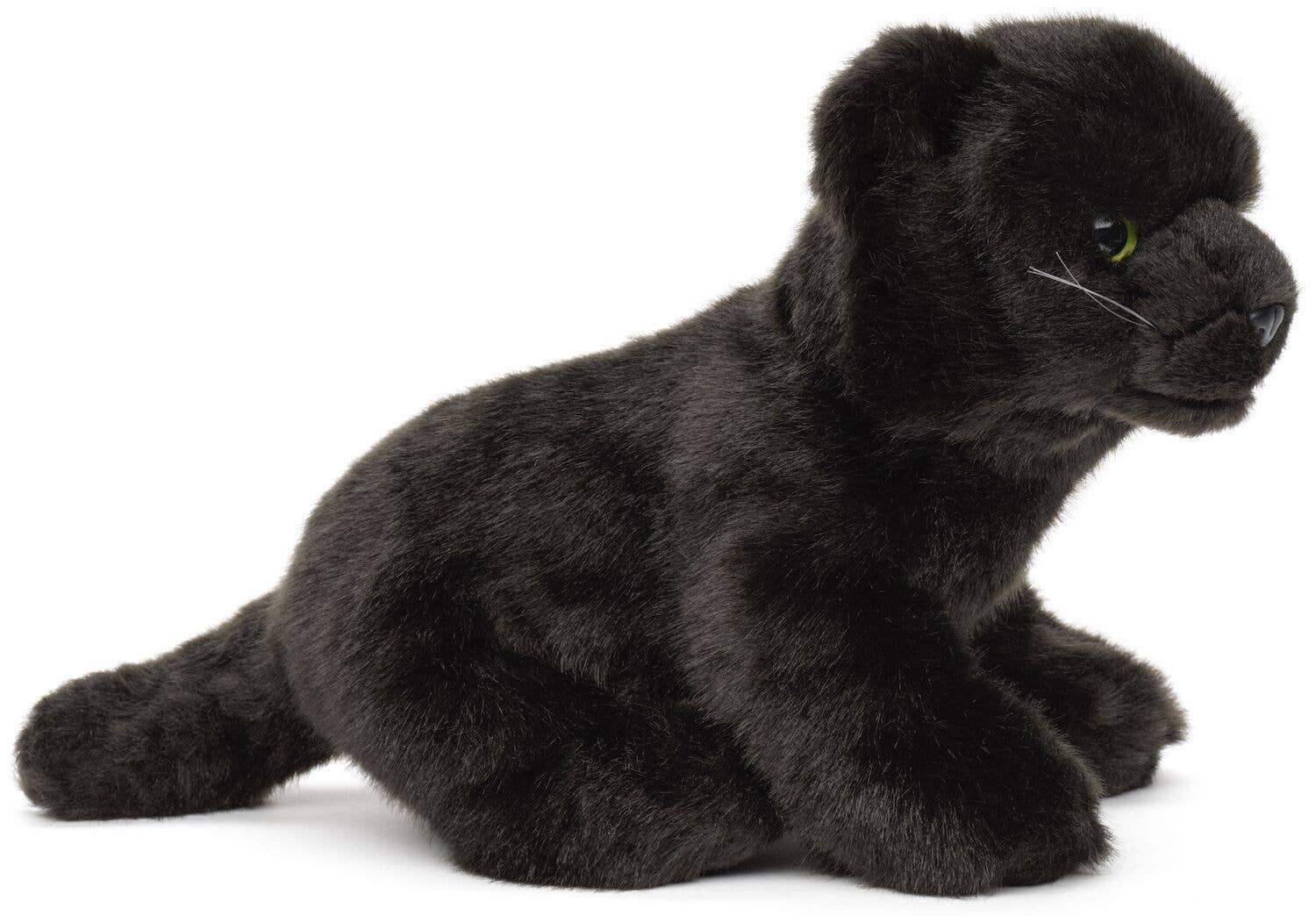 Peluche bébé panthère noire assis Uni Toys