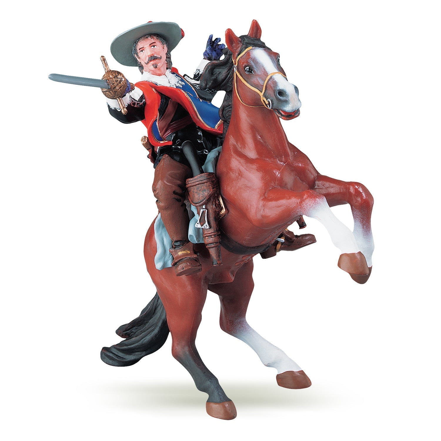 Figurine Cheval des Mousquetaires Papo - personnage historique