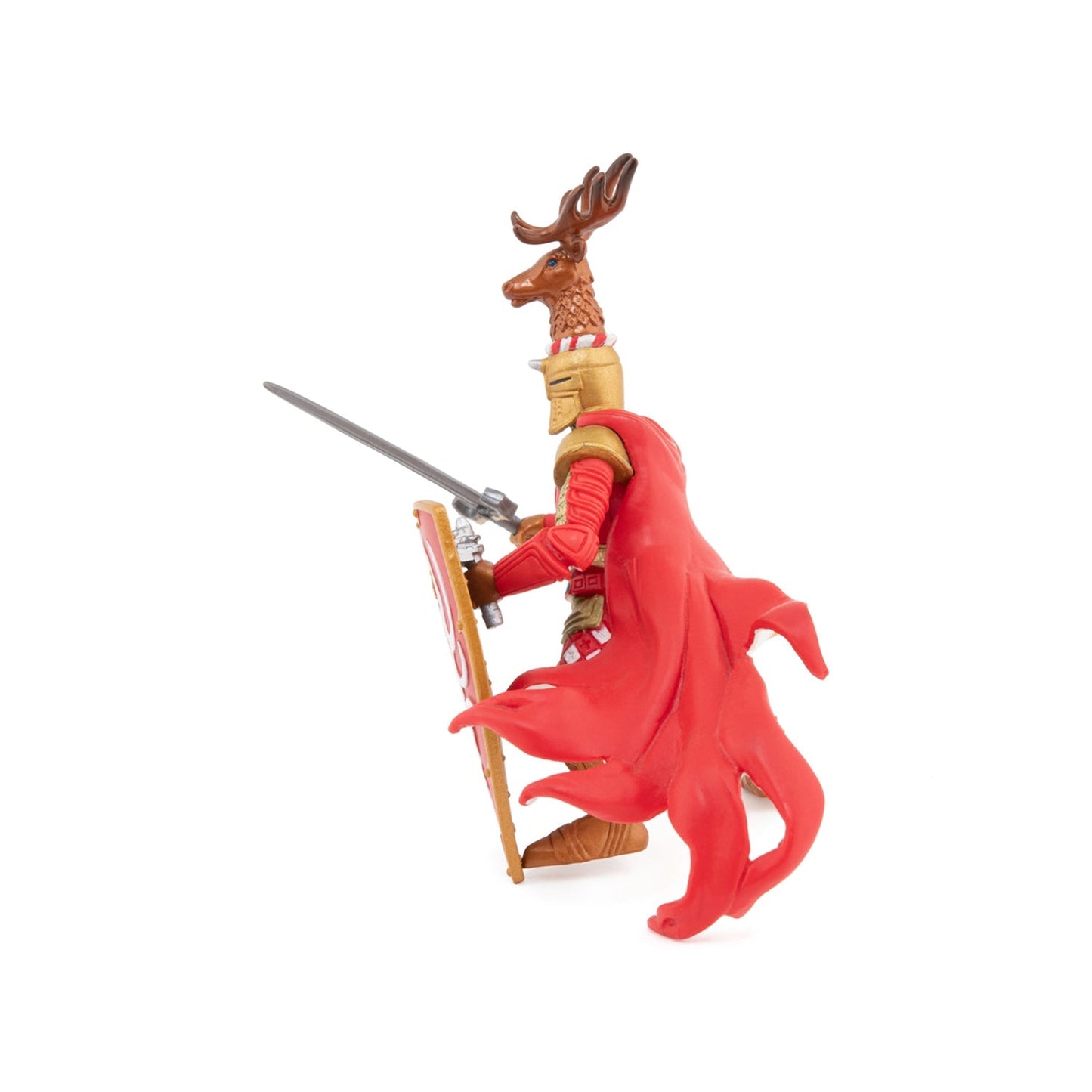 Figurine Maître des armes cimier cerf Papo - personnage médiéval