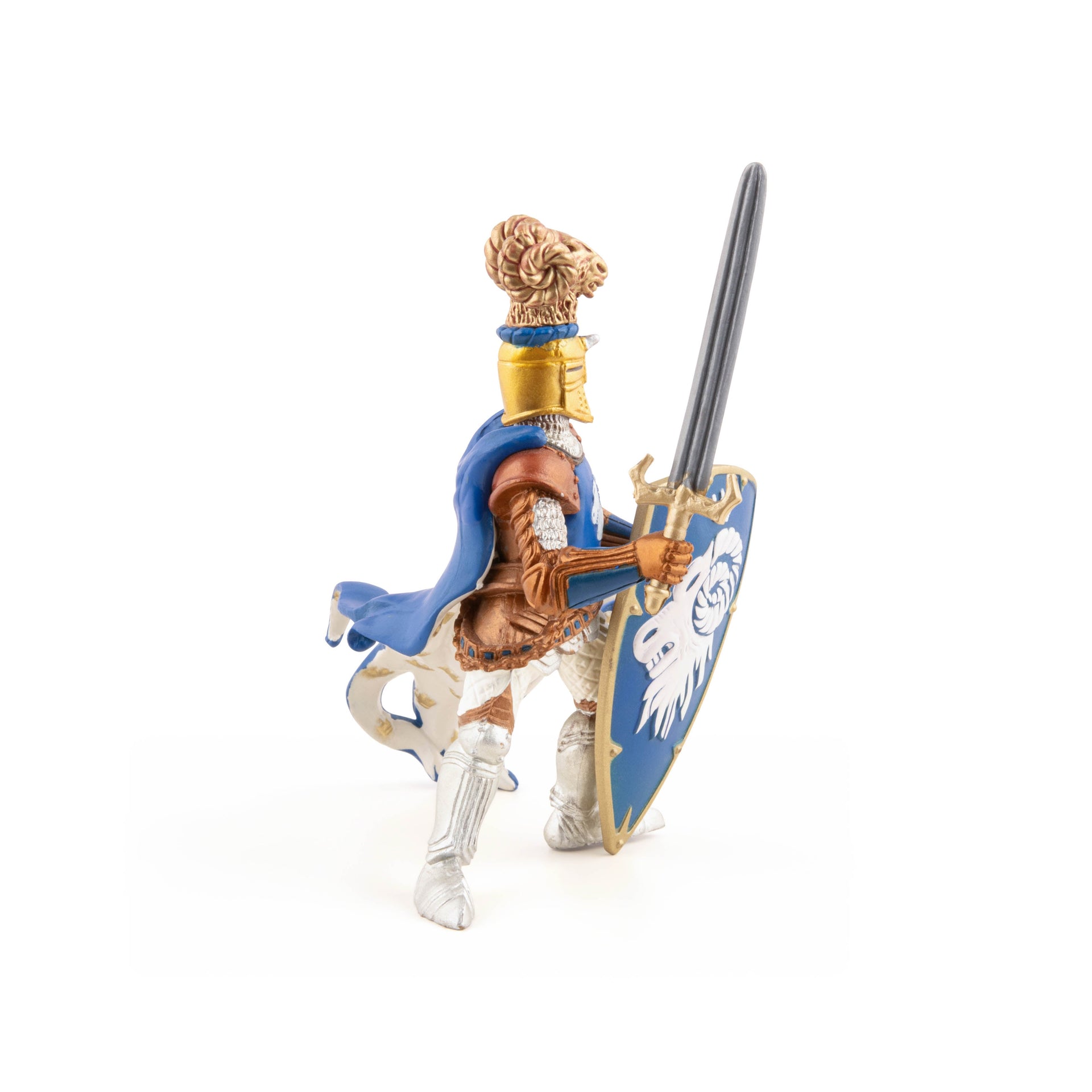 Figurine Maître des armes cimier bélier Papo - personnage médiéval