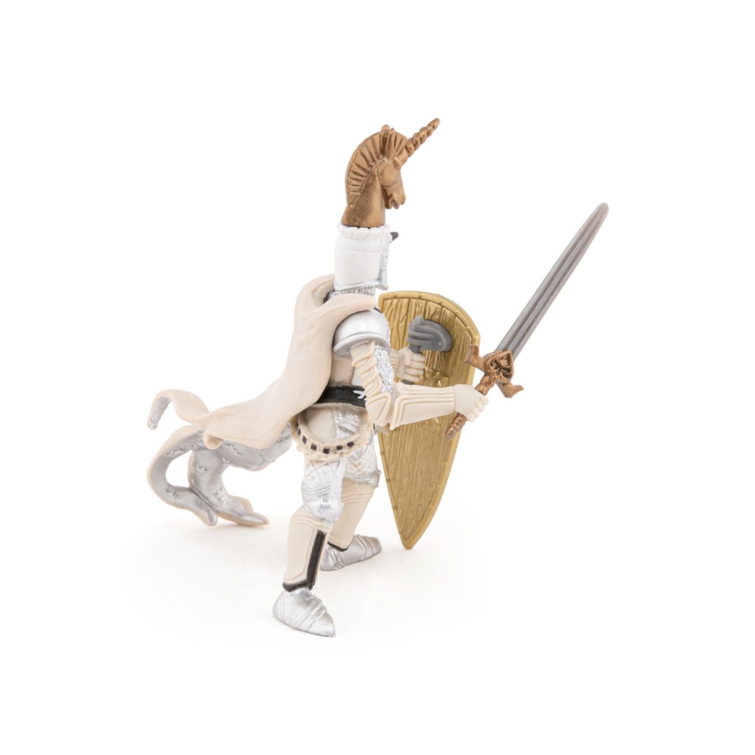 Figurine Maître des armes cimier licorne Papo - personnage médiéval
