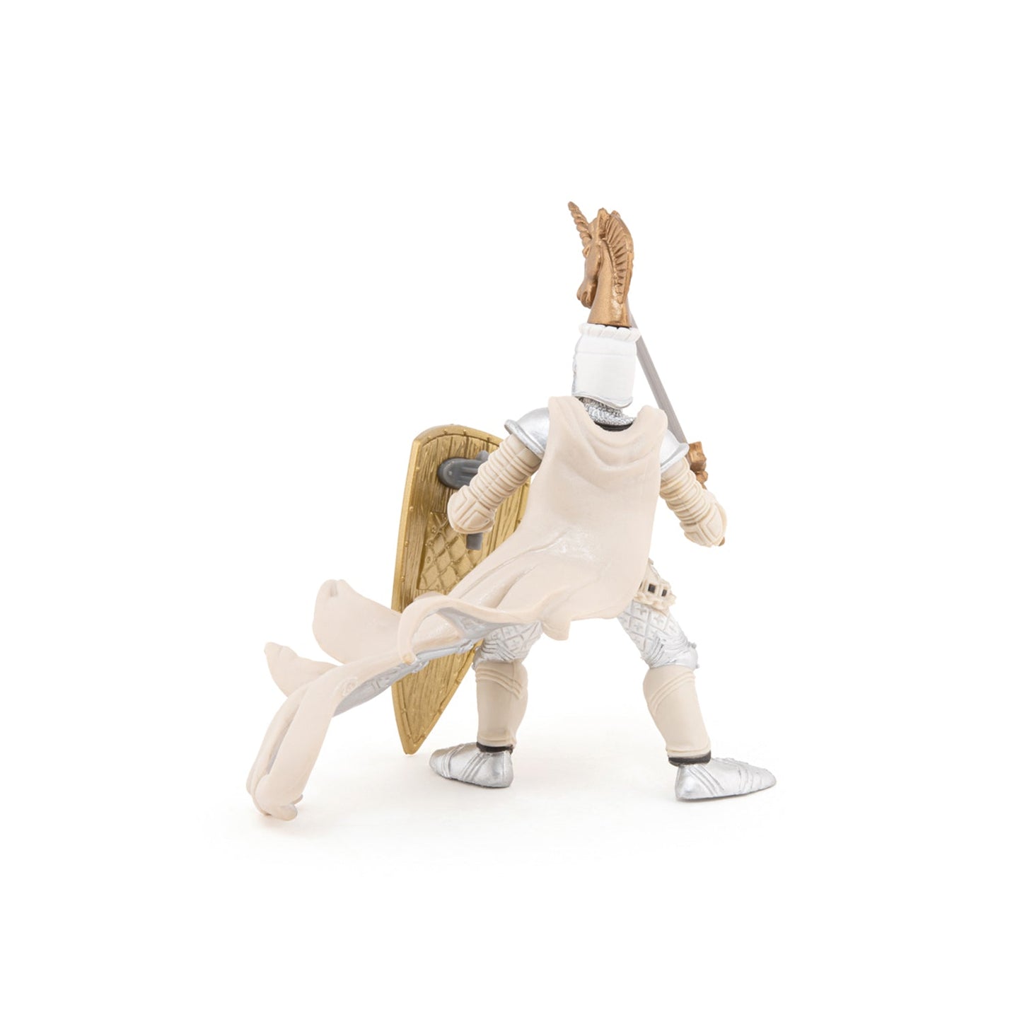 Figurine Maître des armes cimier licorne Papo - personnage médiéval
