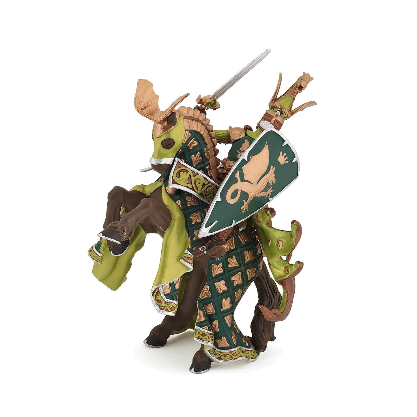Figurine Maître des armes cimier dragon Papo - personnage médiéval