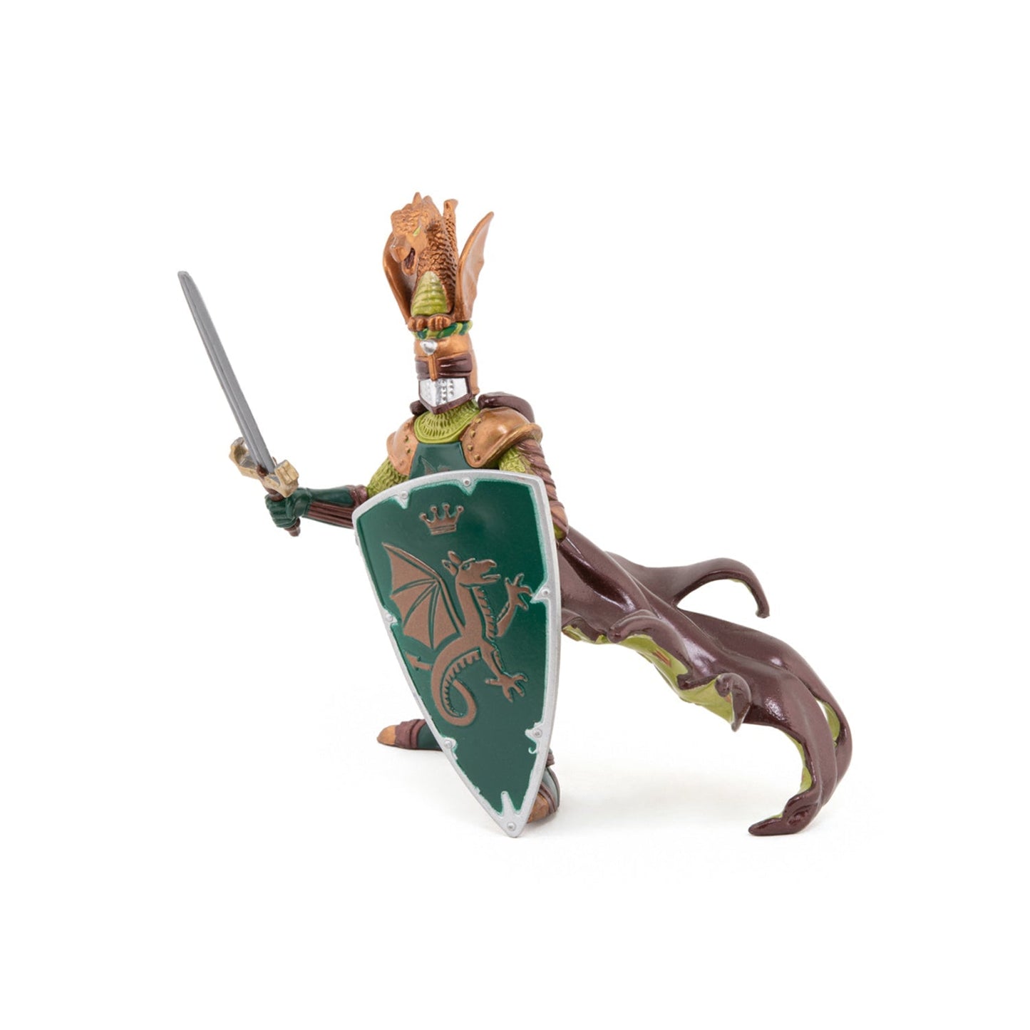 Figurine Maître des armes cimier dragon Papo - personnage médiéval