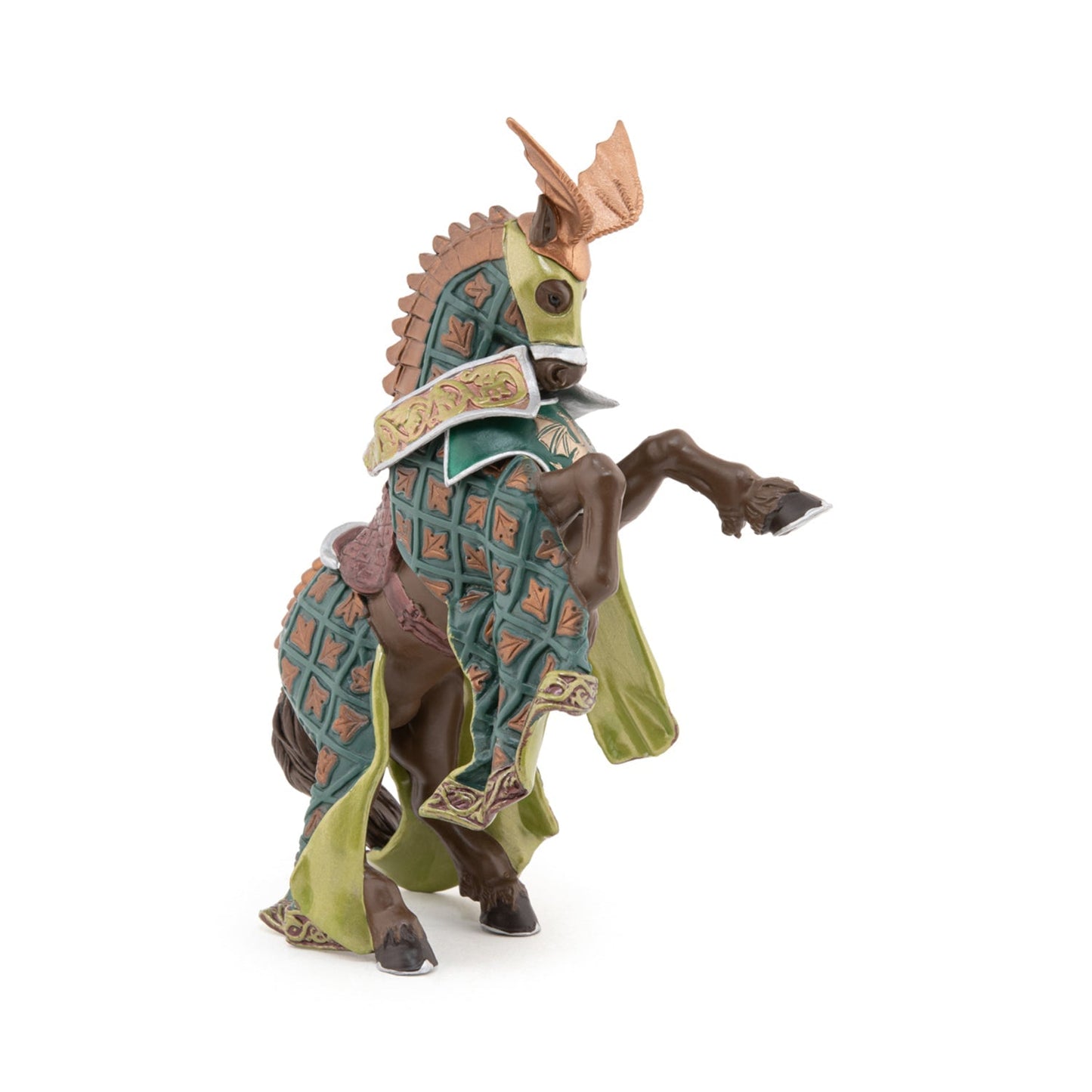 Figurine Cheval du Maître des armes cimier dragon Papo - personnage médiéval