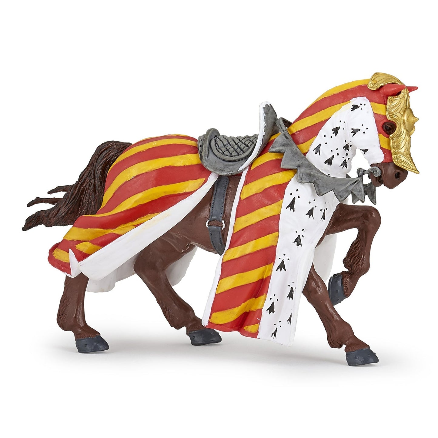 Figurine Cheval de tournoi Papo - personnage médiéval