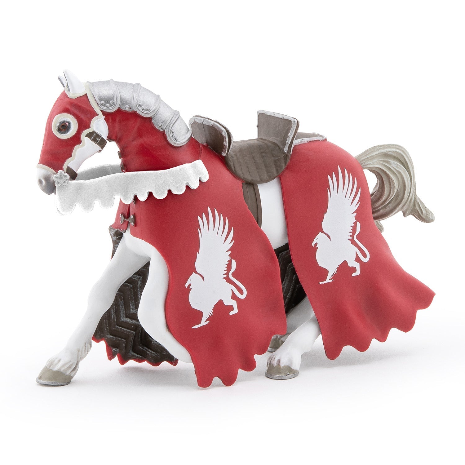 Figurine Cheval du chevalier griffon Papo - personnage médiéval