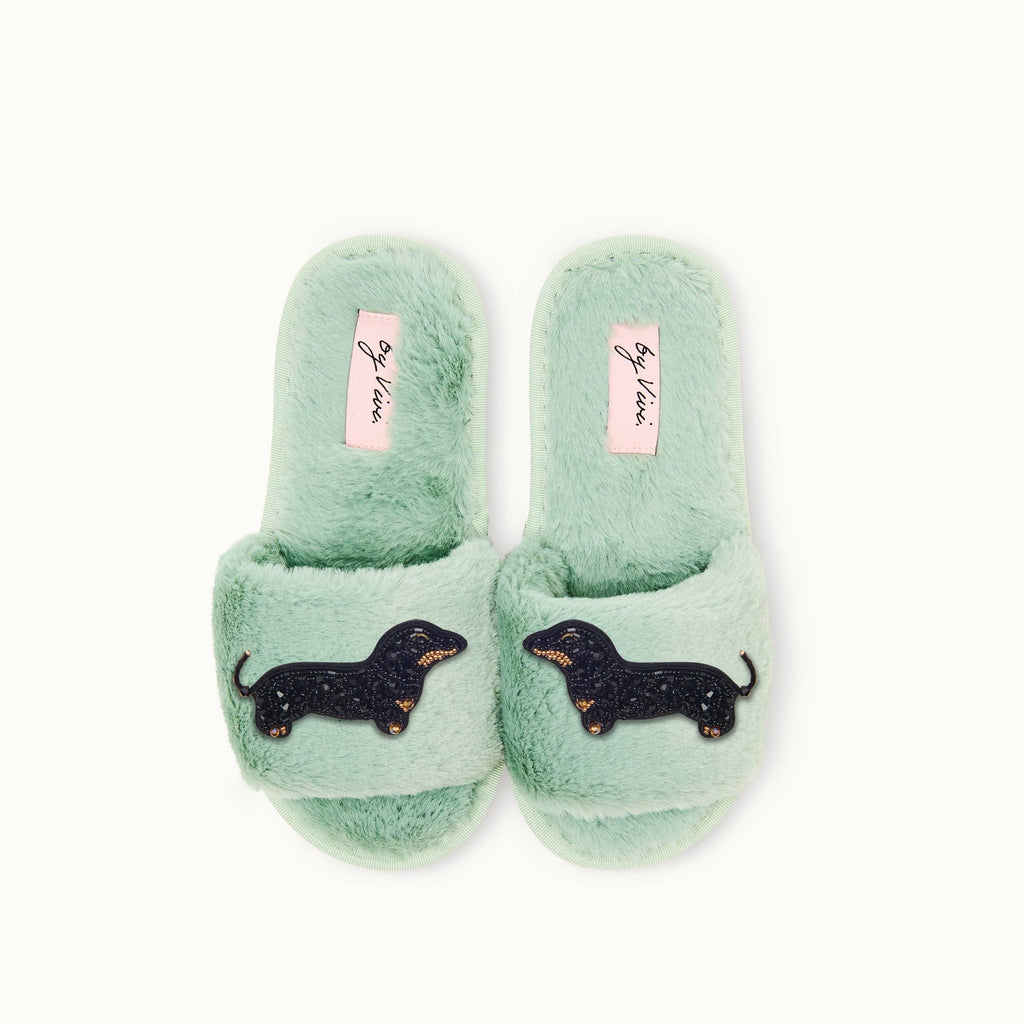 Paire de broches pour Chaussons - Teckel