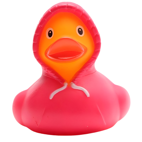 canard sweat a capuche rose duckshop 