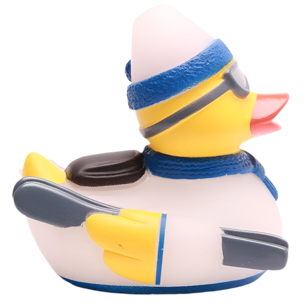 Canard Skieur Bleu Duckshop CoinCaillerie