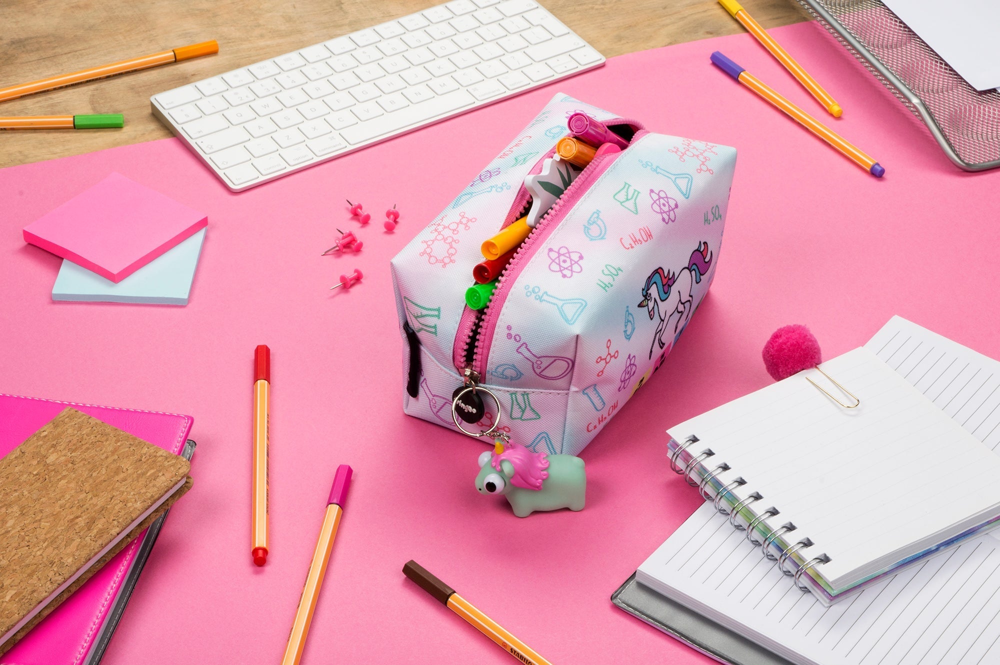 Unicorn Chemistry Pencil Case / Cosmetic Pouch