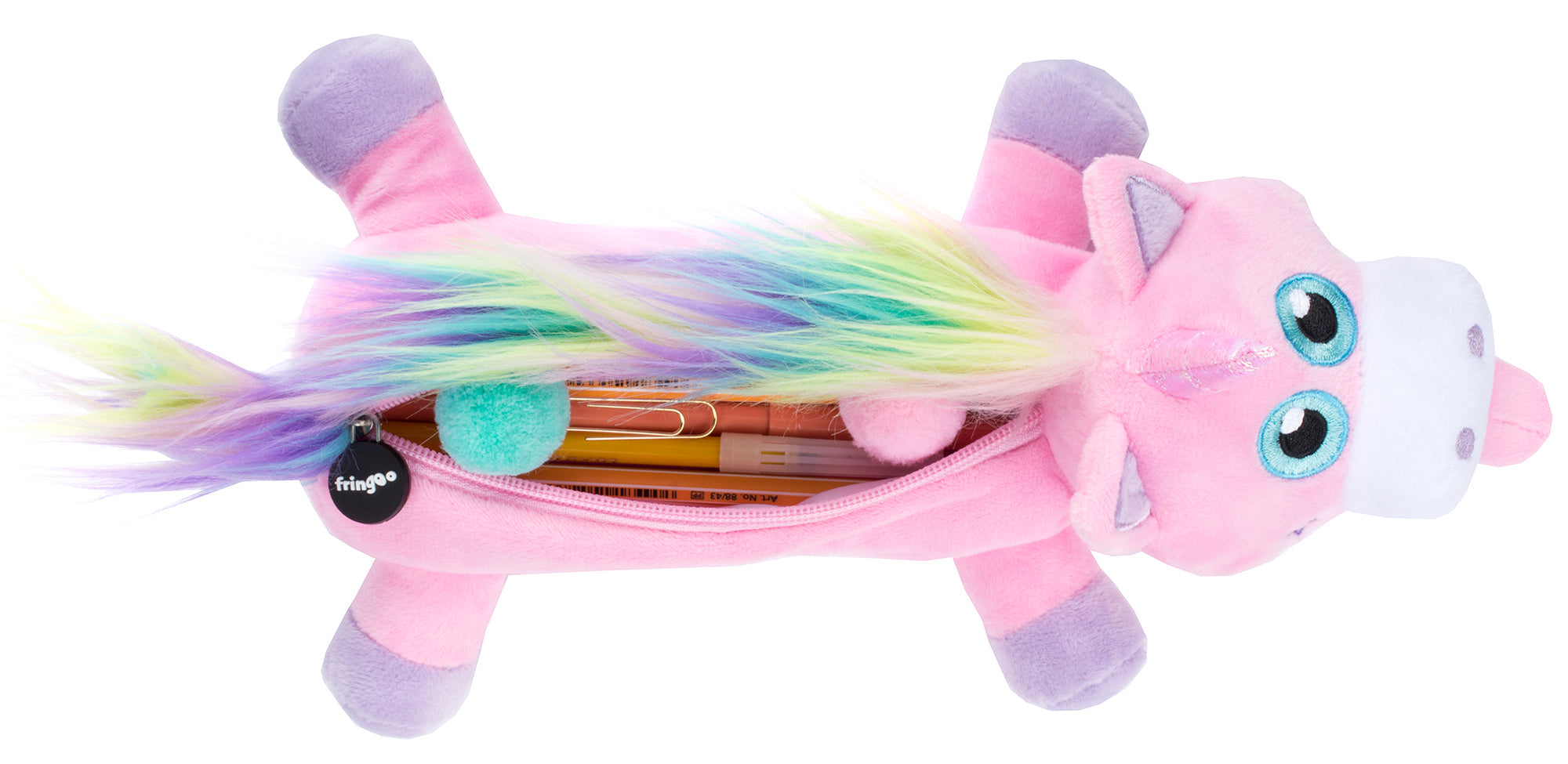 Trousse scolaire – licorne rose