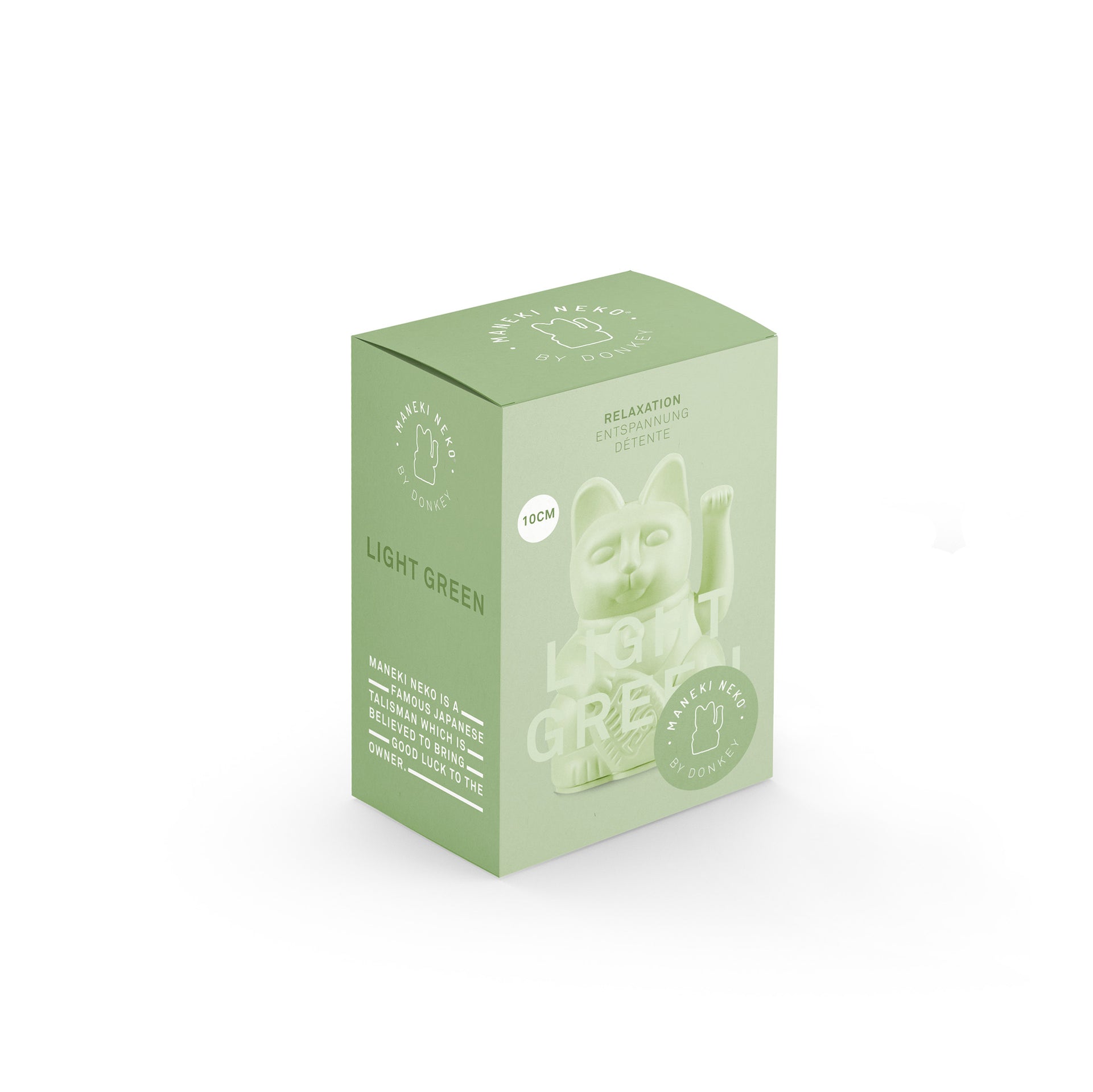 Mini Light Green Lucky Cat