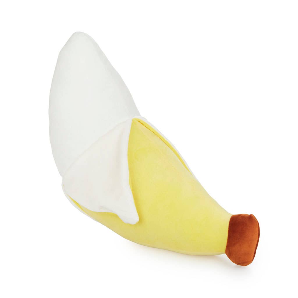Coussin Fluffy Banana jaune