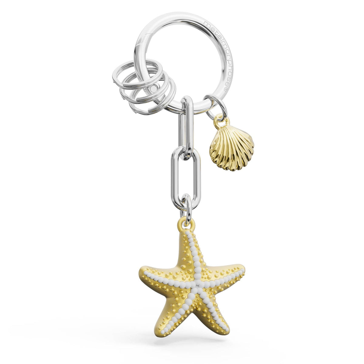 Porte-clés charms Étoile de Mer