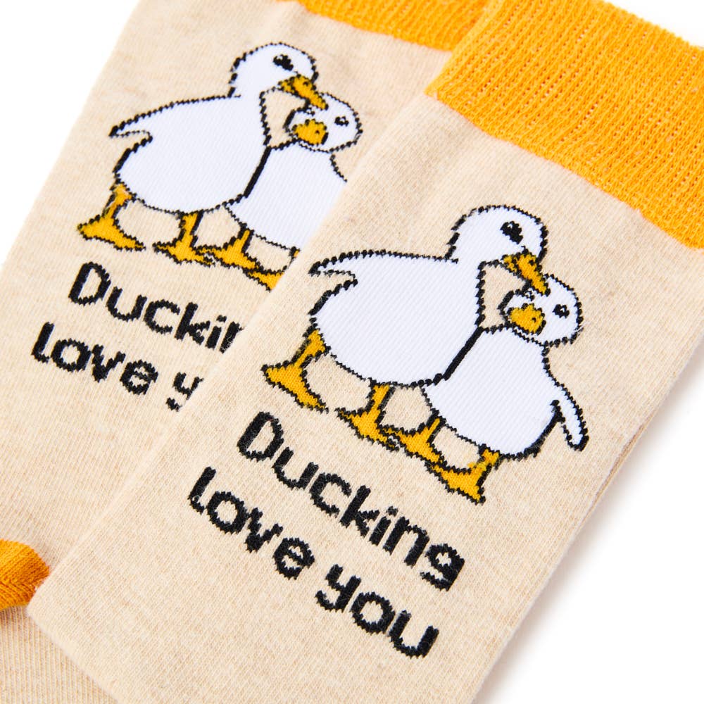 Chaussettes Canard "Ducking Love You" Urban Eccentric CoinCaillerie