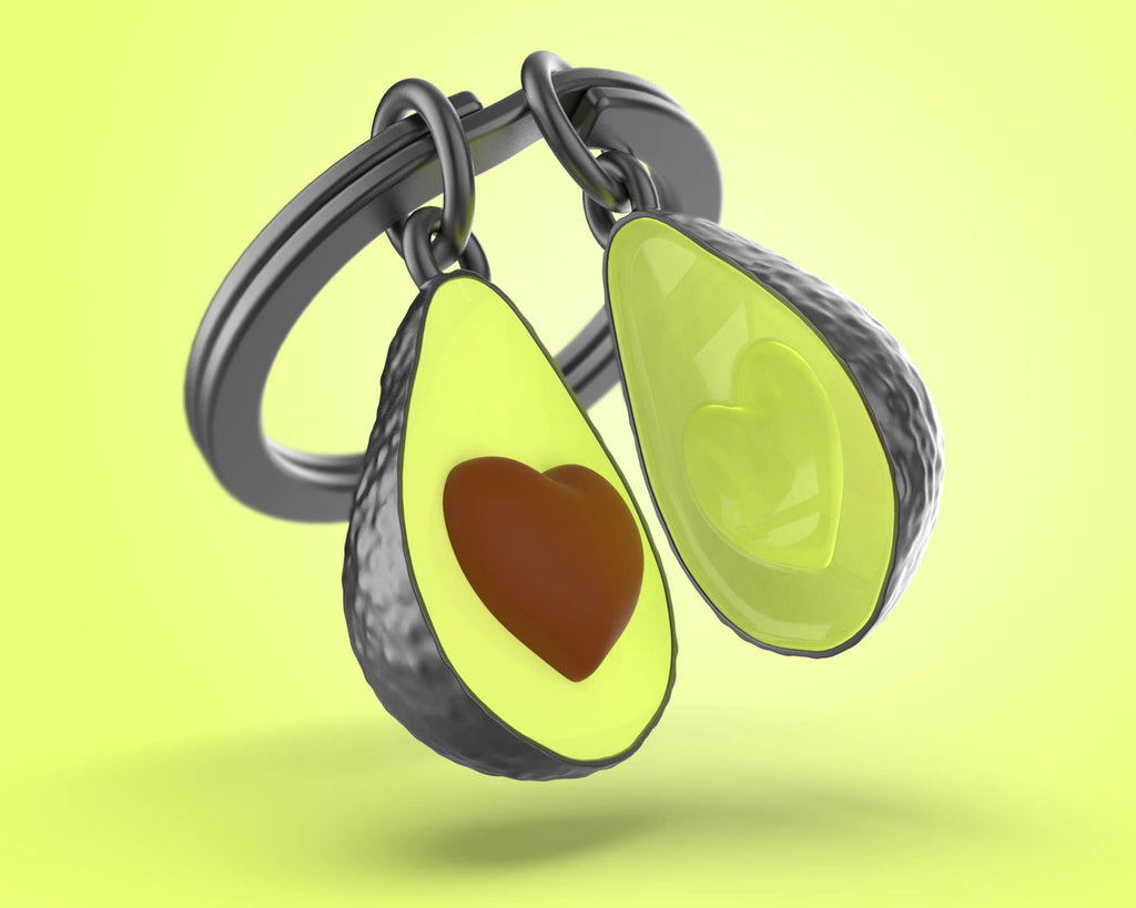 Avocado-Schlüsselanhänger
