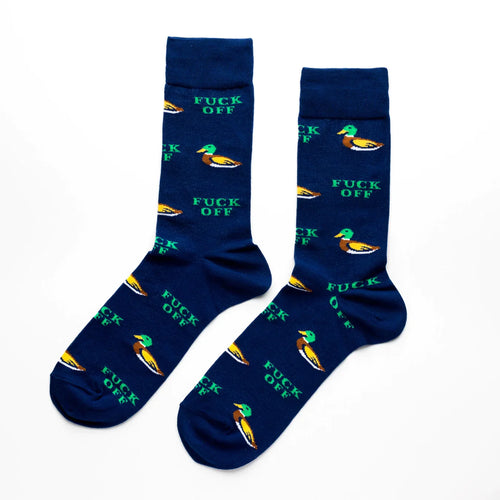 chaussettes canards colverts fuck off yellow owl workshop SXM119 711841675714