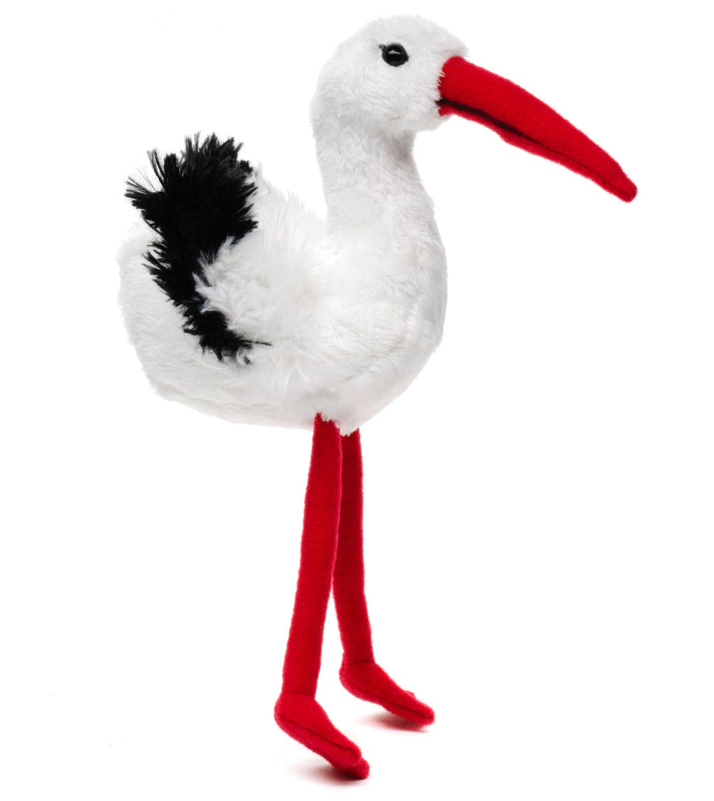 Peluche cigogne - 19 cm (hauteur) Uni Toys