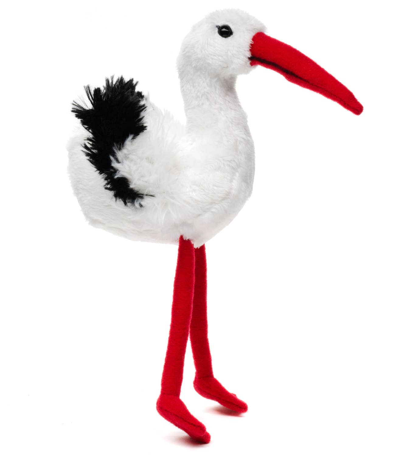 Peluche cigogne - 19 cm (hauteur) Uni Toys