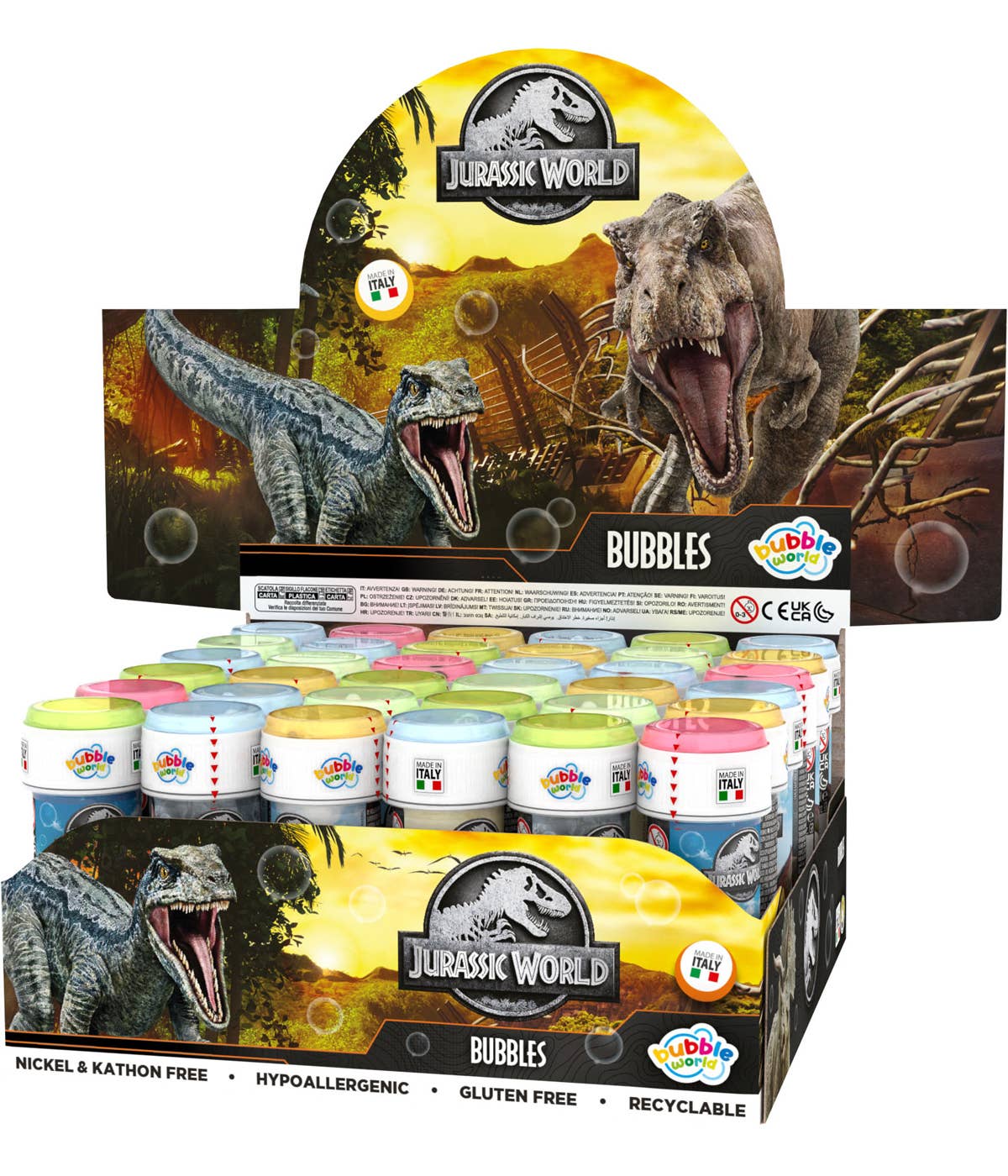 Bulles de savon Jurassic World - Flacon 60 ml