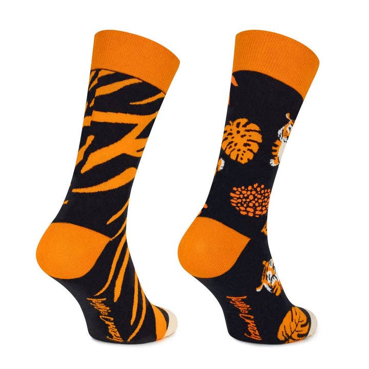 Chaussettes Dépareillées Tigres