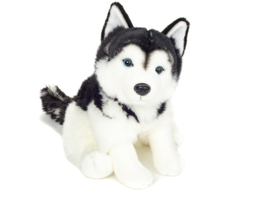 Peluche Husky assis