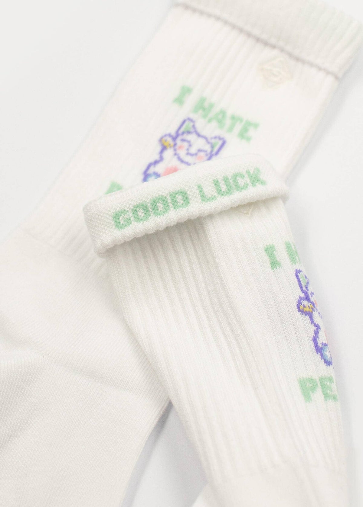 Calcetines Lucky Cat "Odio a la gente"