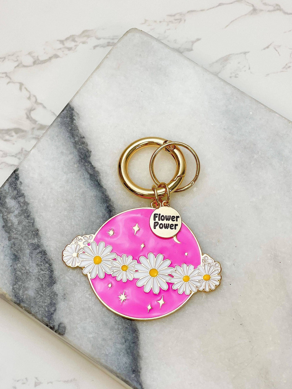 Porte-clés Daisy Planet "Flower Power"