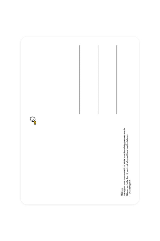 Carte postale avec Nile Goose