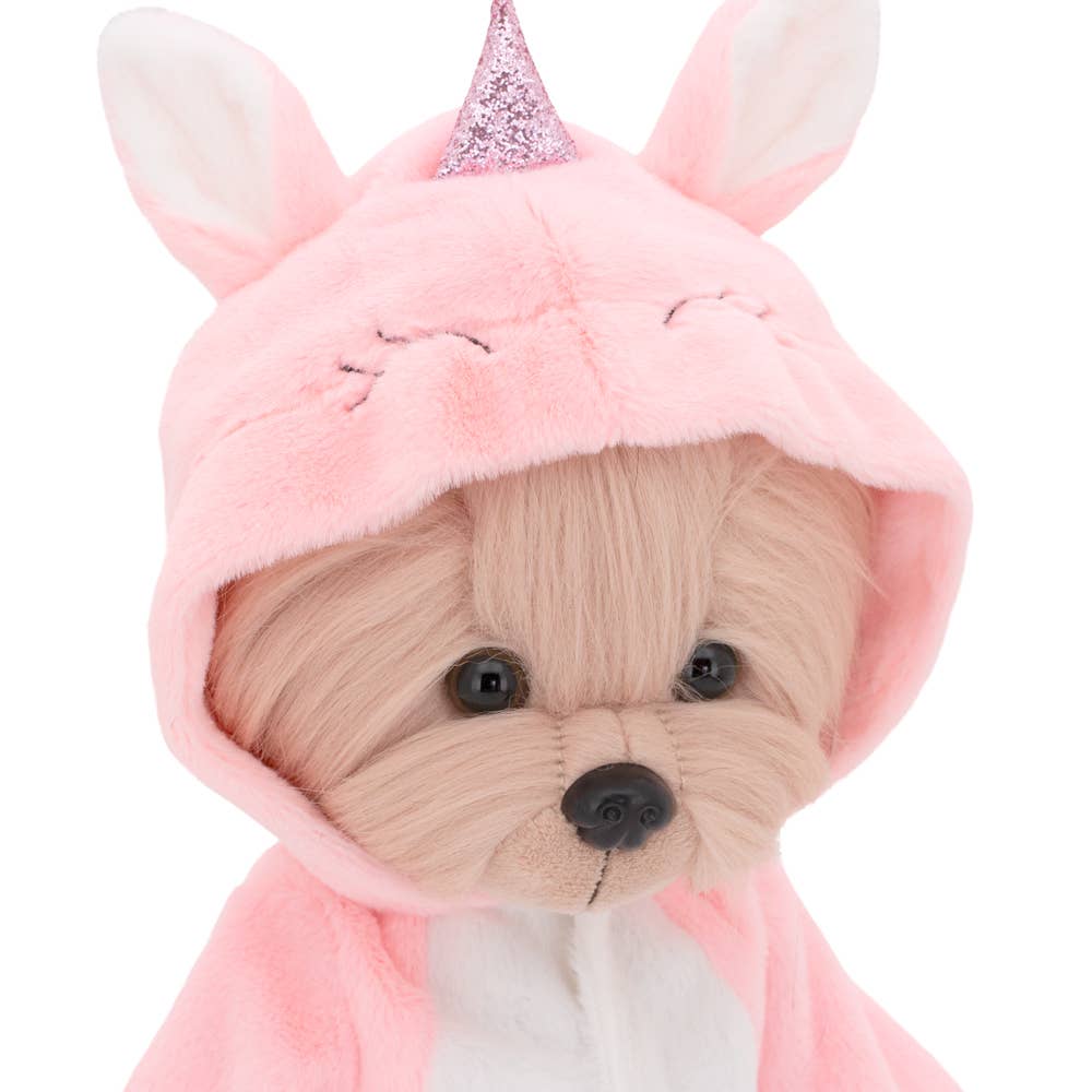 Peluche Lucky Yoyo Chien : Licorne - 38 cm