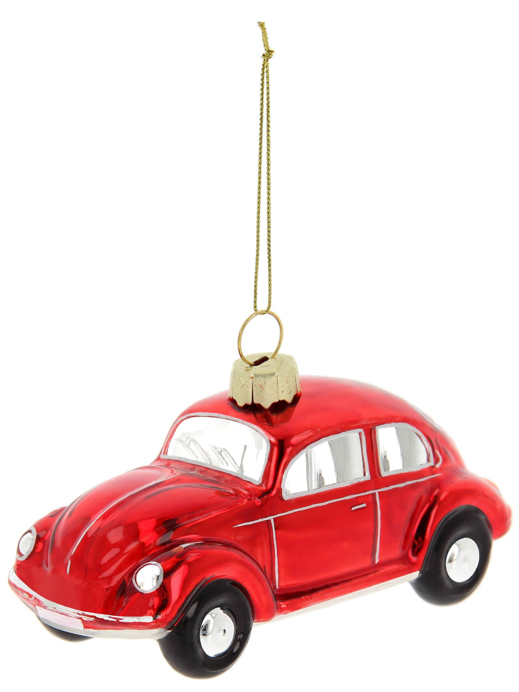 Décoration de Noël Coccinelle VW Rouge